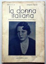 Donna italiana 1934 usato  Roma