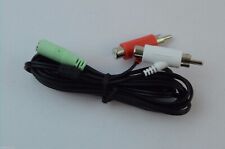 Divisor de áudio GENUÍNO cabo RCA conector fêmea para Turtle Beach X12 PX21 P11 X11 comprar usado  Enviando para Brazil