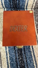 Porta-copos de vidro Dexter Showtime Blood Splatter Slides - Conjunto de 6 em caixa de madeira, usado comprar usado  Enviando para Brazil