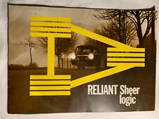 Reliant sheer logic for sale  UK