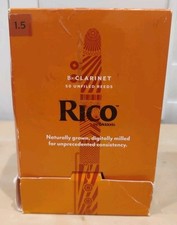 Palhetas de clarinete D’Addario Rico BB - Força 1.5, (pacote com 45) novas em folha comprar usado  Enviando para Brazil