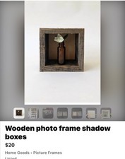 Wooden photo frame for sale  Riverside