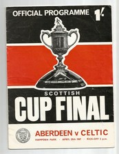 Aberdeen celtic hampden for sale  NORWICH
