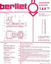Berliet tak tracteur d'occasion  Les Bordes