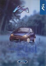 Usado, Folheto de vendas Ford Ka 2 azul 1998 original Reino Unido folha única pub. No.SP2030 comprar usado  Enviando para Brazil
