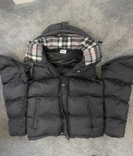 Burberry black puffer for sale  SLOUGH
