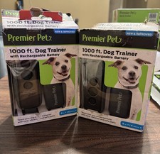 Premier Pet 1000 pés coleira treinadora de cachorro com bateria recarregável caixa aberta, usada comprar usado Premier Pet 1000 pés coleira treinadora de cachorro com bateria recarregável caixa aberta, usada comprar usado  Enviando para Brazil