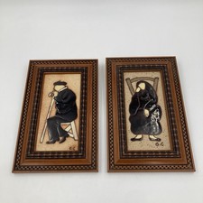 Vintage framed ceramic for sale  WOKING