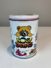 Recipiente vazio de cristais de banho de bolha vintage anos 80 Nosy Bears lata 6” 1988 comprar usado  Enviando para Brazil