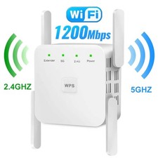 Wireless WIFI Booster Repetidor Repeater 1200Mbps Remote Wi-Fi Amplifier 802.11N, usado comprar usado  Enviando para Brazil
