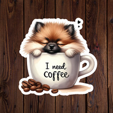 Pomeranian sticker vinyl for sale  New Lexington