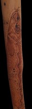 Peixes e formigas Didgeridoo, Pokerwork, novo não usado, 1m de comprimento comprar usado  Enviando para Brazil