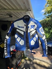 Leather biker jaket for sale  READING