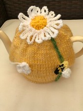 Hand knitted daisy for sale  BEXHILL-ON-SEA