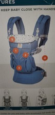 Porta-bebês Ergo360 Ergobaby Omni 360 todas as posições 7-45 lb corações azuis neutros comprar usado  Enviando para Brazil