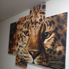 Leopard wall art for sale  Lancaster