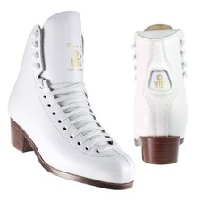 Sapatos femininos de patinação artística profissional WIFA, branco, patins no gelo EUA 8 1/2 -9 comprar usado  Enviando para Brazil