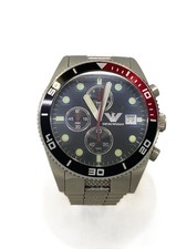 Relógio analógico de quartzo EMPORIO ARMANI AR-5855 preto prata design elegante, usado comprar usado Relógio analógico de quartzo EMPORIO ARMANI AR-5855 preto prata design elegante, usado comprar usado  Enviando para Brazil