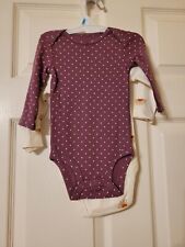 Baby Girl Carter (2) suítes de corpo curto manga longa novo sem etiquetas comprar usado  Enviando para Brazil