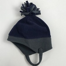 Chapéu de inverno Children's Place guerra 12-24 meses azul cinza com parte superior franzida comprar usado  Enviando para Brazil