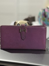 Hermes wallet purple d'occasion  Expédié en Belgium