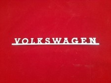 Type lettering volkswagen d'occasion  Expédié en Belgium