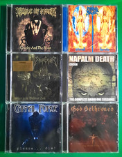 Usado, Death Metal 6 CD Lot-Morbid Angel/Emperor/Napalm Death/Cradle of Filth/G.D./C.F comprar usado  Enviando para Brazil
