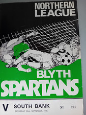 Programme blyth spartans for sale  SCARBOROUGH
