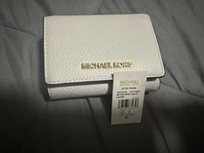 Carteira Michael Kors jet set viagem média CNPCKT óptica couro branco  comprar usado  Enviando para Brazil