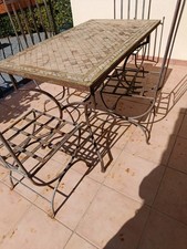 Table chaises fer d'occasion  Puyricard
