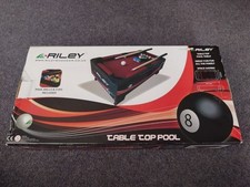 Riley tabletop pool for sale  BRISTOL