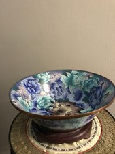 Usado, CLOISONNE COUPE BOL VASE POT BRONZE EMAUX CHINE CHINOIS ASIATIQUE JAPONAIS ASIE comprar usado  Enviando para Brazil