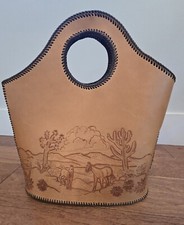 Vintage leather hand for sale  Hanna