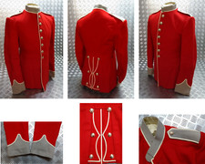 Rgr Rojo Túnica British Army Real Gibraltar Ceremonial Uniforme Chaqueta Surtido comprar usado  Enviando para Brazil