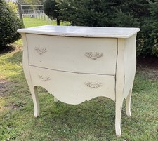 Distressed cream chest for sale  NANTWICH