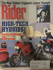 Rider motorcycling magazine for sale  Livonia