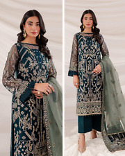 Pakistani organza suit for sale  WREXHAM
