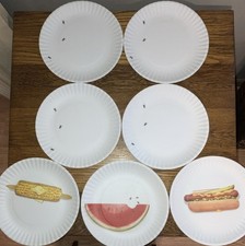 Conjunto de 7 100 formigas 80 graus/design de placa de papel melamina piquenique comprar usado  Enviando para Brazil