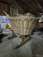 Culla vintage vimini usato  Visone