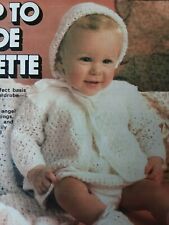 Baby layette knitting for sale  HULL