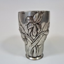 pewter beaker for sale  ROYSTON