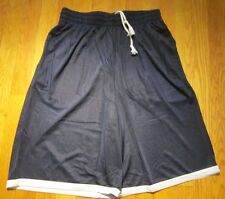 Shorts masculino deslumbrante pequeno poliéster 5 peças cor azul marinho 2 bolsos cordão elástico comprar usado  Enviando para Brazil