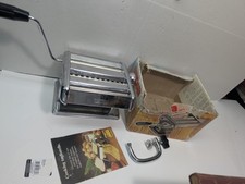 Vintage Marcato Atlas Máquina de Rolo de Macarrão 150 Caixa Manual Itália 3 Configurações Caixa comprar usado  Enviando para Brazil