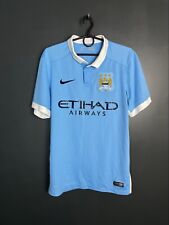 CAMISA DE FUTEBOL NIKE MANCHESTER CITY 2015/2016 CASA TAMANHO P ADULTO comprar usado  Enviando para Brazil