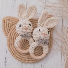 Baby crochet rattle for sale  USA