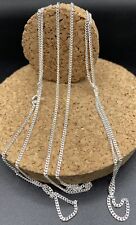 Silver 18inch necklaces for sale  CLITHEROE