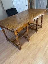solid oak desk large for sale solid oak desk large for sale WEST BYFLEET
