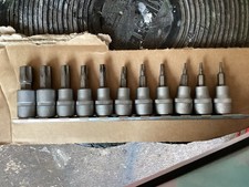 Torx bits. chrome for sale  GRIMSBY