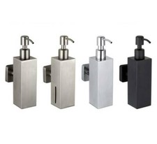 Dispensador de sabão de mão de aço inoxidável suporte para garrafa líquida banheiro montado na parede comprar usado  Enviando para Brazil