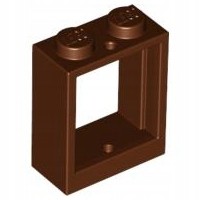 Lego okno okienko 4595814 60592 - Reddish Brown - 5 szt., używany na sprzedaż  PL